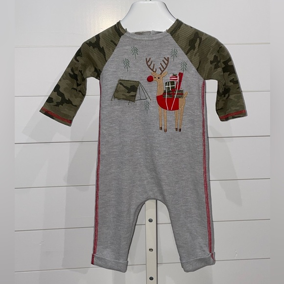 MudPie Coverall Boys Size 6/9 Months - Picture 1 of 1